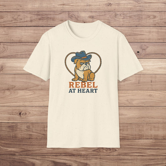 Rebel at Heart Bulldog T-Shirt