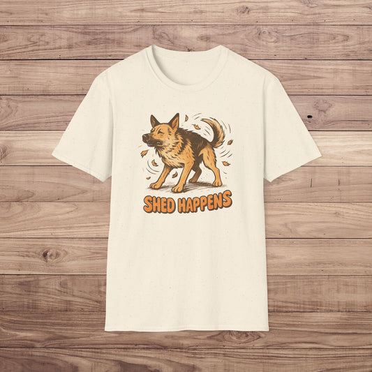 Shed Happens German Shepherd T-Shirt