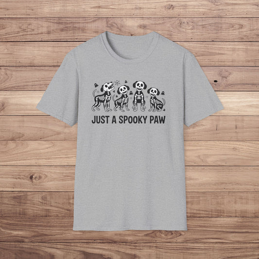 Just a Spooky Paw T-Shirt – Funny Halloween Dog Lover Gift Tee