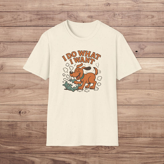 I Do What I Want Dog T-Shirt