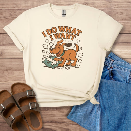 I Do What I Want Dog T-Shirt